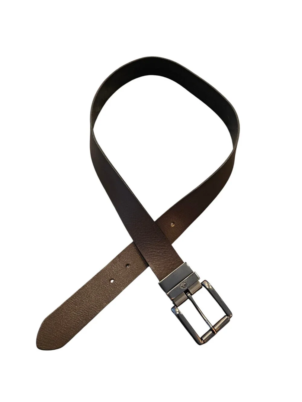 Timberland Mens Sz 32 Reversible Leather Belt Black Brown